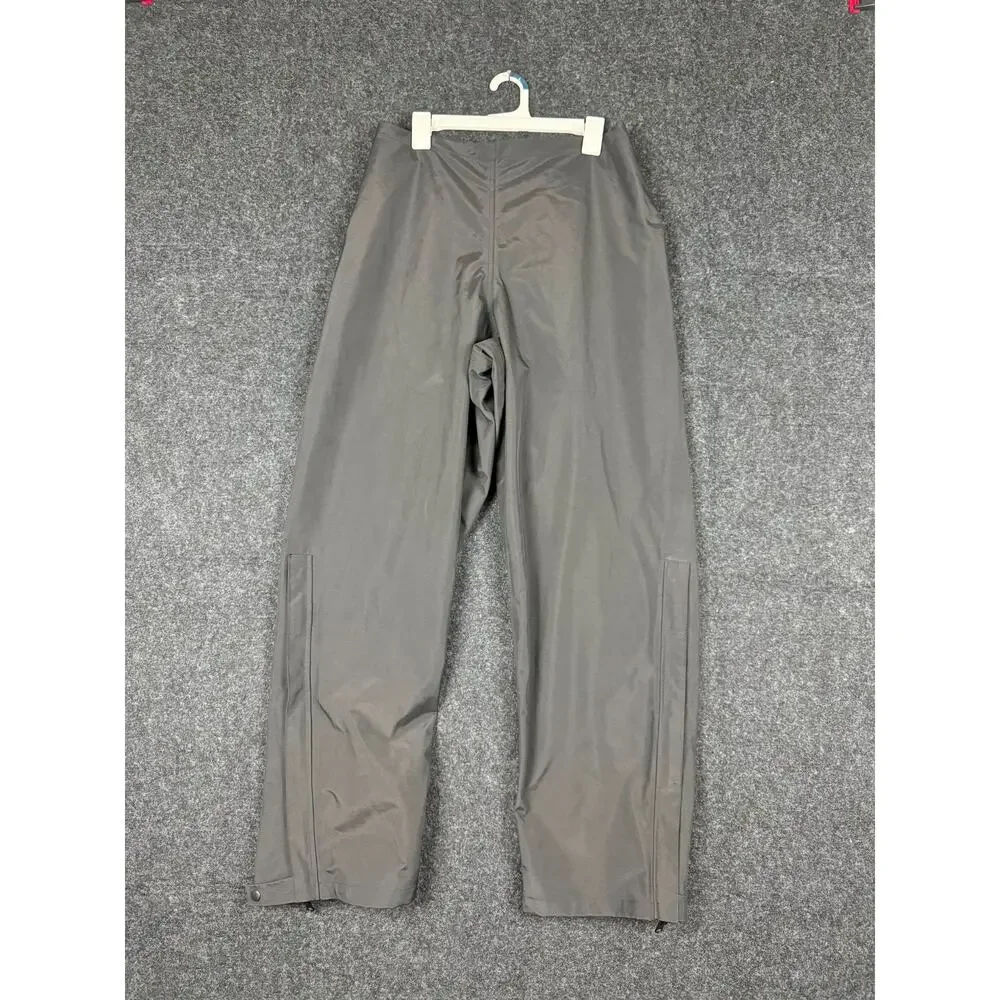 Flying Cross Rain Pants Large Regular Black Waterproof Side Zip NWT Nylon